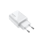 Chargeur Type C Rapide ORYX NPC-120 branché sur une prise murale, montrant le port USB-C et la fiche européenne pour charge rapide iPhone Samsung au Maroc