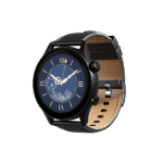 Montre connectée Gleam4 ORYX Gleam4 noire portée au poignet, affichant l'heure, parfaite pour un usage quotidien au Maroc.