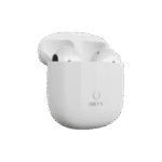 Vue détaillée de l'étui de recharge noir des oreillettes Bluetooth ORYX Bfree Flap, avec le port USB Type-C visible.