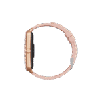 Montre connectée étanche S-band Plus portée lors d'une activité sportive, mesurant le rythme cardiaque.