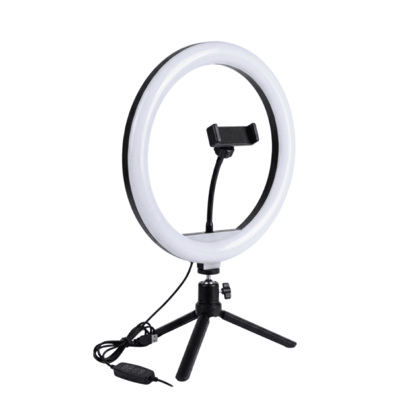 Ring Light 12 Pouces avec support smartphone pour vlogging et lives TikTok au Maroc