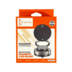 détail du support magnétique winstar compatible magsafe pour smartphones en mode portrait et paysage