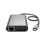 Hub Type C 11 en 1 HDMI VGA Adaptateur Multiport USB-C Aluminium – Image 3