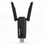 adaptateur wifi bluetooth usb Wi-Fi 6 11AX avec Bluetooth 5.4 intégré pour connecter un ordinateur à un réseau Wi-Fi 6 et ajouter la connectivité Bluetooth via USB, disponible sur BrefShop.ma