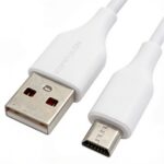 câble konfulon dc63 USB vers Micro-USB 3.0A 1 m avec charge stable et durable, pour charger et transférer des données vers des appareils compatibles Micro-USB, disponible sur BrefShop.ma