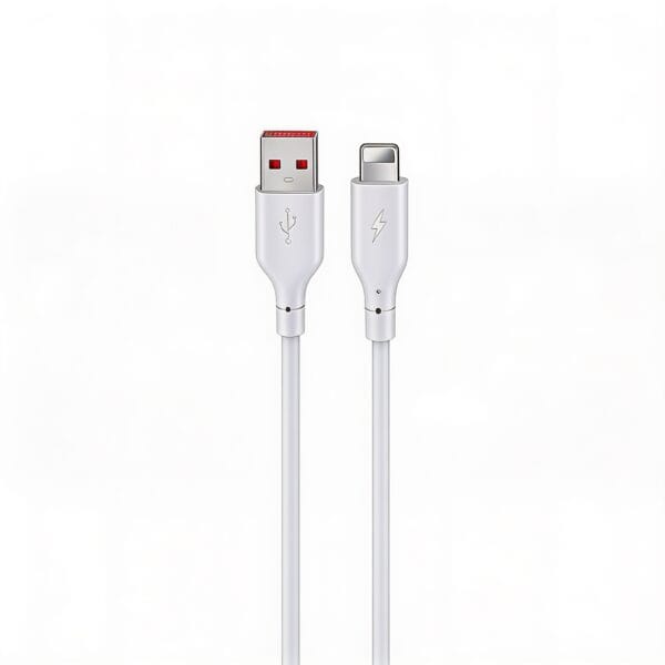 câble lightning konfulon 3.0A USB-A vers Lightning pour recharger et synchroniser les appareils Apple, disponible sur BrefShop.ma