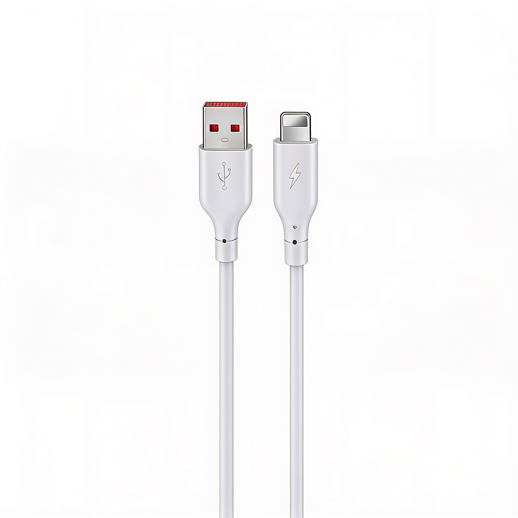 Câble Lightning KONFULON DC64 USB-A vers Lightning câble lightning konfulon DC64 face avant fond blanc