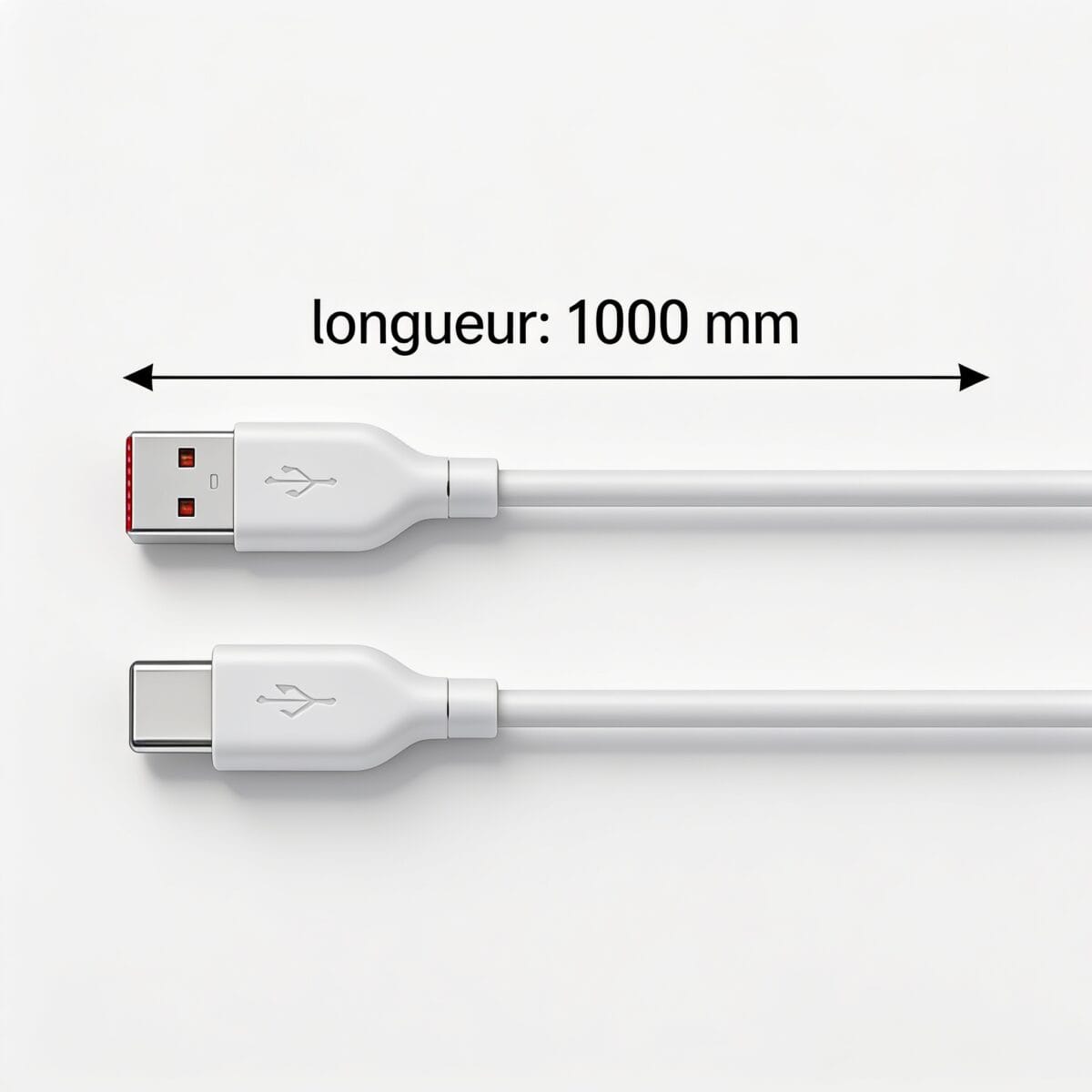 câble lightning konfulon longueur 1000mm et intensité 3.0A pour recharger les appareils Apple, disponible sur BrefShop.ma