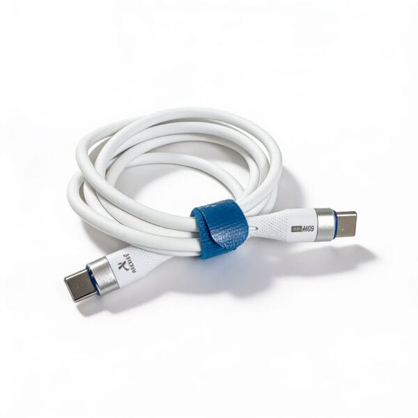 câble usb-c vers usb-c 60w avec connecteurs USB-C vers USB-C, charge rapide 60W et transfert de données 480 Mbps, présenté sous toutes les couleurs, disponible sur BrefShop.ma