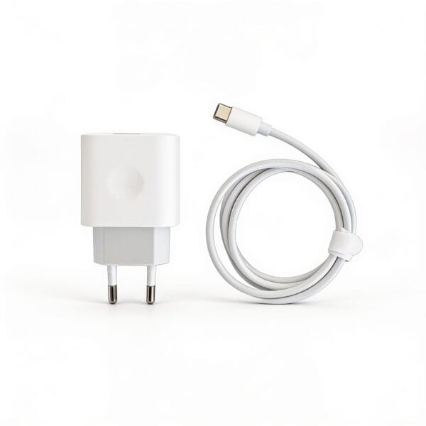chargeur rapide 20w konfulon avec port USB-C et charge rapide PD 20W (3.0A) pour recharger smartphones iPhone et tablettes, disponible sur BrefShop.ma