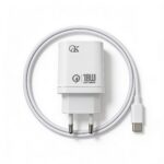 chargeur rapide usb-c 18w avec technologie de charge rapide, pour recharger des appareils USB à la maison ou en déplacement, disponible sur BrefShop.ma