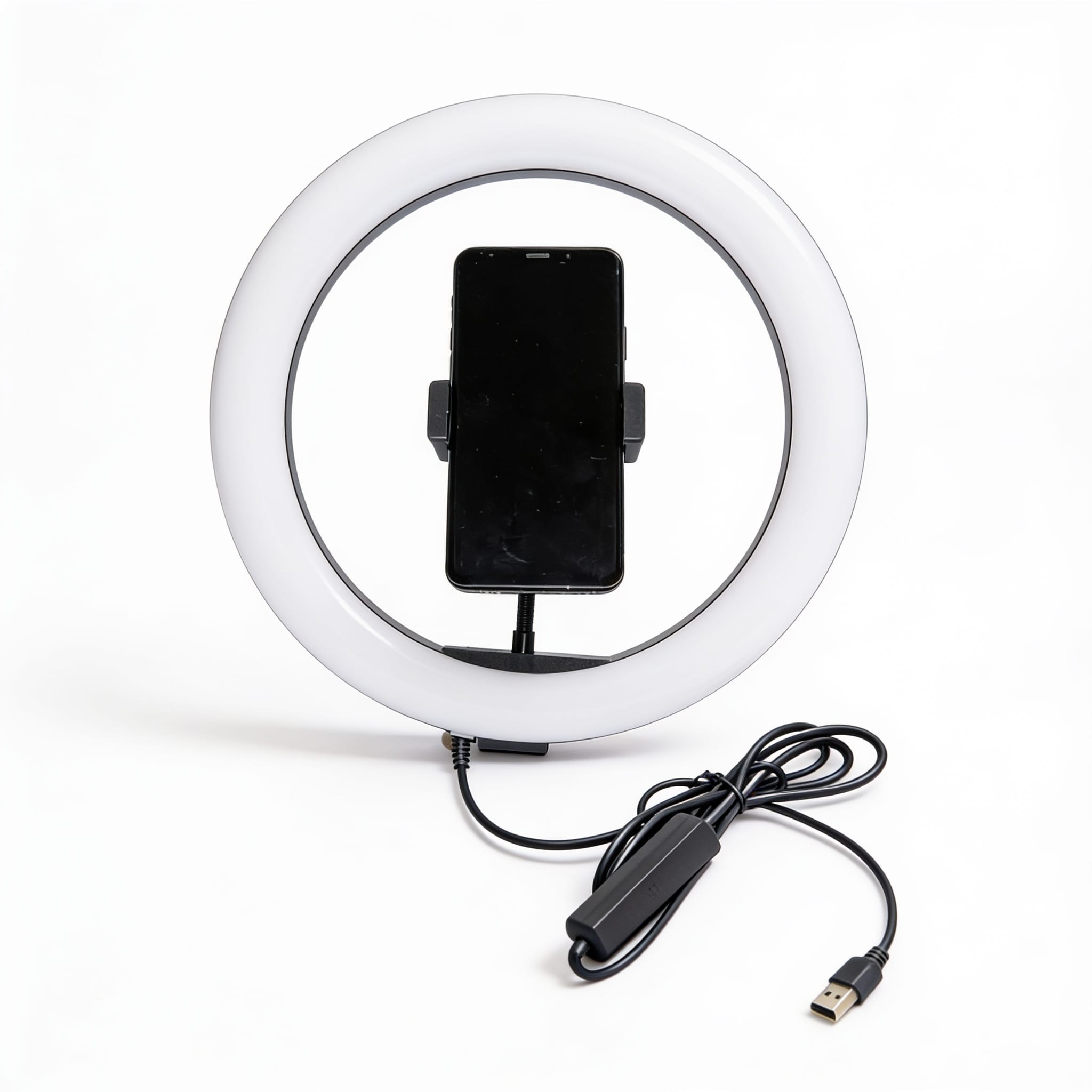 Lampe annulaire pour selfie LJJ-26 lampe annulaire pour selfie LED RGB LJJ-26 face avant