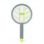 raquette anti-moustiques électrique avec éclairage LED intégré au centre et grille métallique, présentée dans toutes les couleurs, disponible sur BrefShop.ma