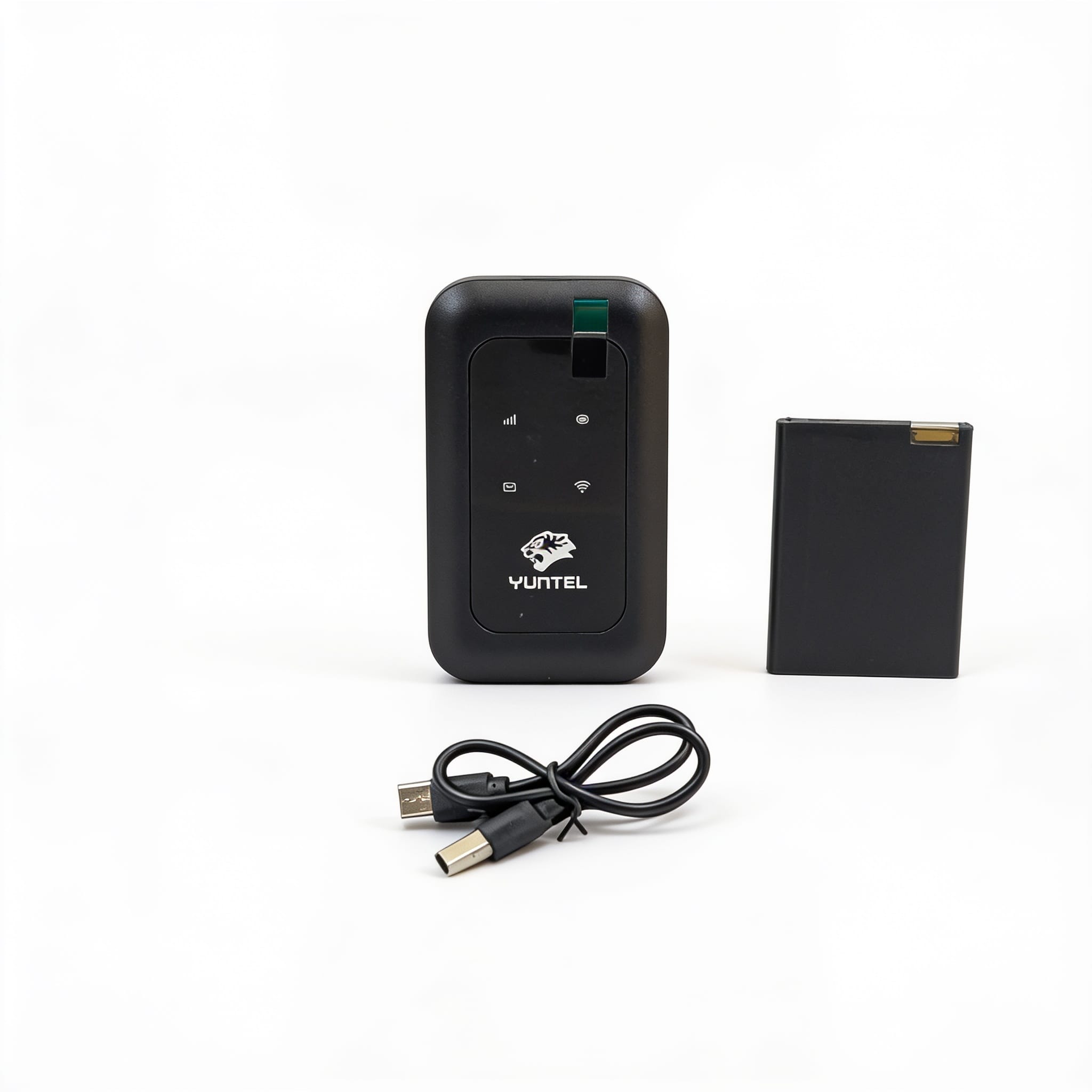 Routeur mobile wifi 4g YUNTEL YF-02 Routeur mobile wifi 4g YUNTEL YF-02 de face sur fond blanc