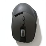 souris wireless batterie intégrée double mode Bluetooth + 2.4G sans fil avec DPI ajustable 1000 / 1600 / 2000 pour contrôle et navigation sur ordinateur, disponible sur BrefShop.ma