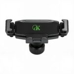 support smartphone auto aération verrouillage par gravité pour fixation sur grille d'aération en usage mains libres, disponible sur BrefShop.ma