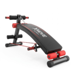Banc de musculation pliable XMOVE multifonction avec cordes de résistance – Image 2