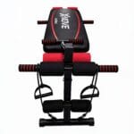banc de musculation pliable avec dossier inclinable et réglable en plusieurs positions, pour la musculation à domicile, disponible sur BrefShop.ma