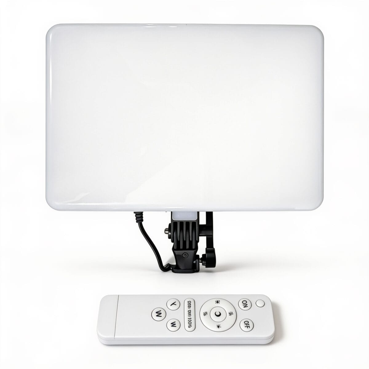 panneau led maquillage avec télécommande sans fil et 3 couleurs chaud, neutre, froid, disponible sur BrefShop.ma