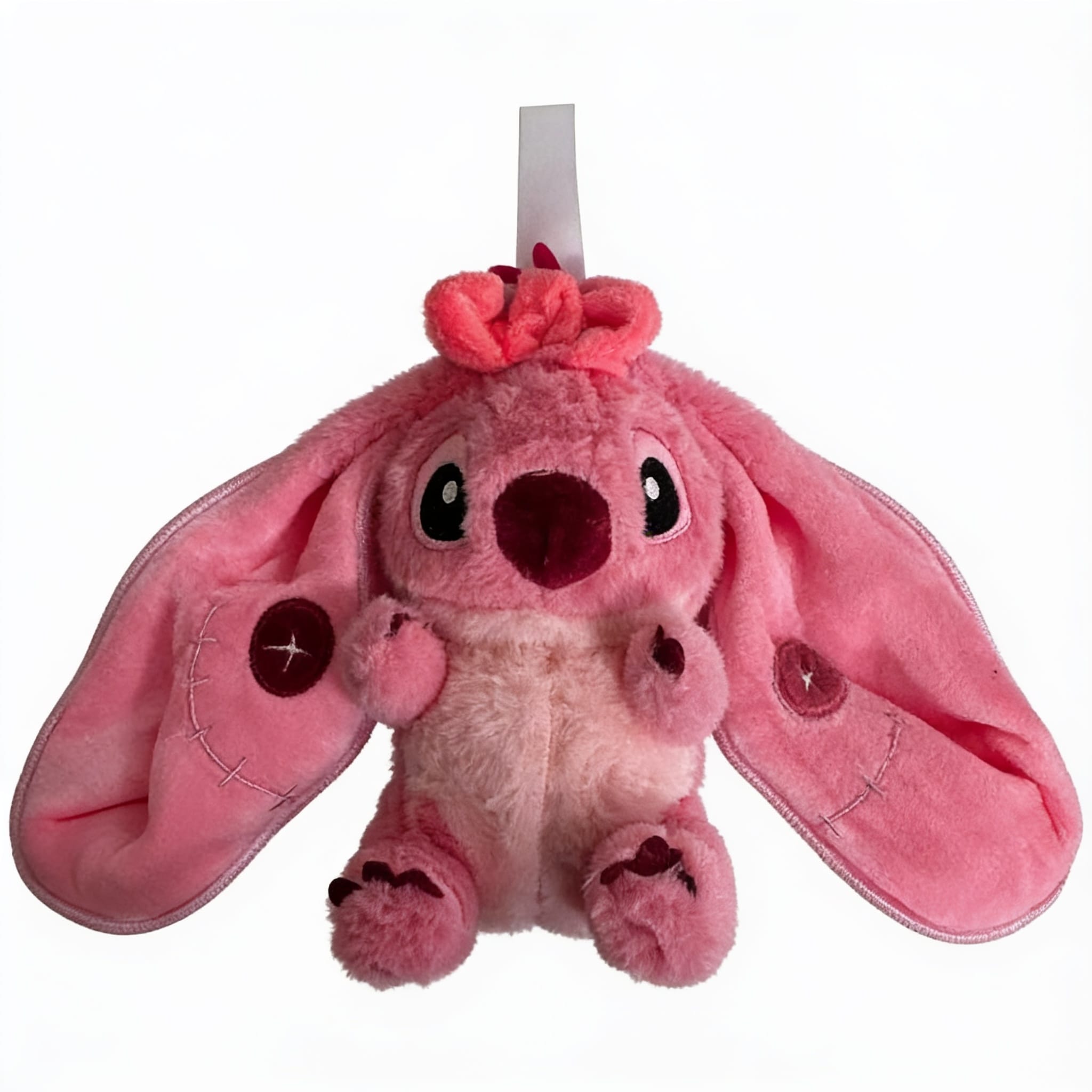 Peluche rose oreilles longues pour enfant Peluche rose oreilles au format couleur pour enfant