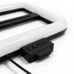 ring light rgb support téléphone avec réglage de la luminosité et mode éclairage beauté pour photographie, vidéo et live streaming, disponible sur BrefShop.ma