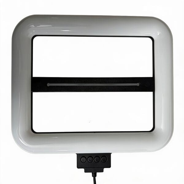 ring light rgb support téléphone avec double support pour photographie, vidéo et live streaming, disponible sur BrefShop.ma