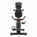 vélo appartement semi-allongé avec selle rembourrée et dossier incliné pour exercice cardiovasculaire à domicile, disponible sur BrefShop.ma